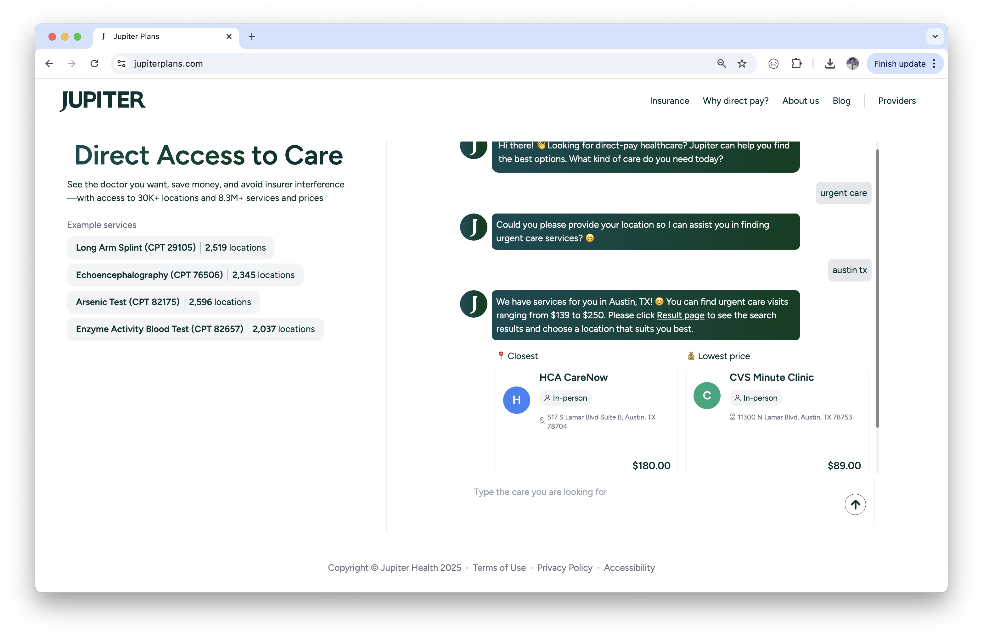 Medical Service Chatbot